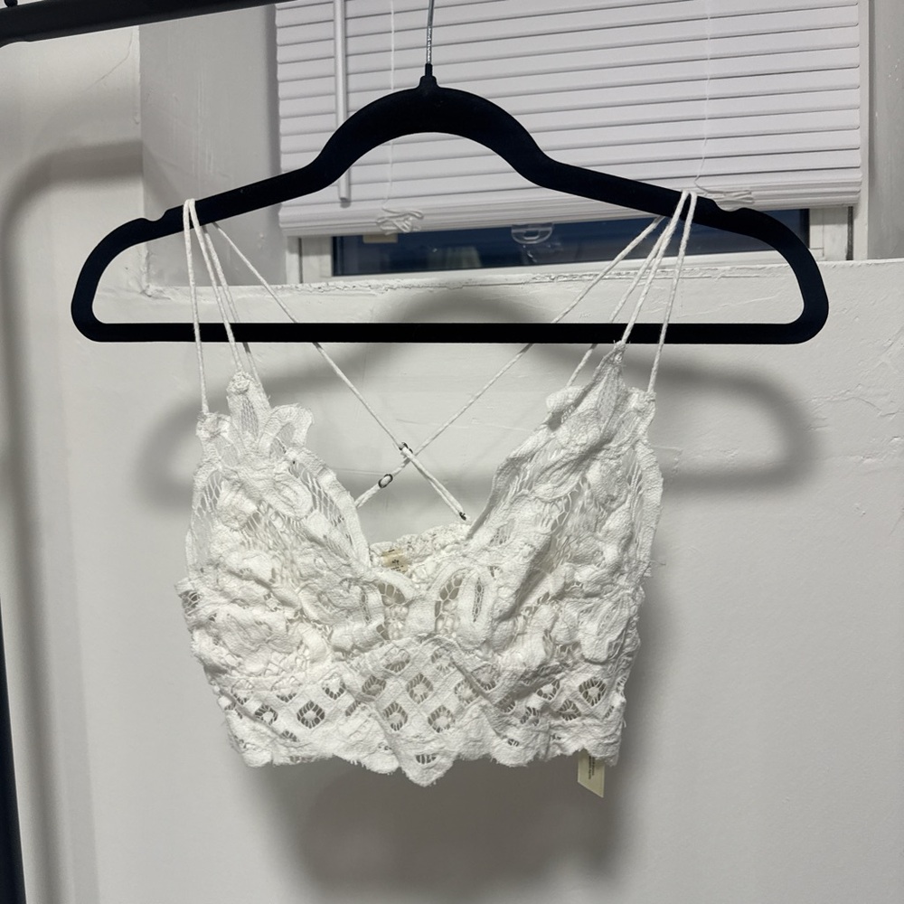 Urban Outfitters White Lace Bralette Top